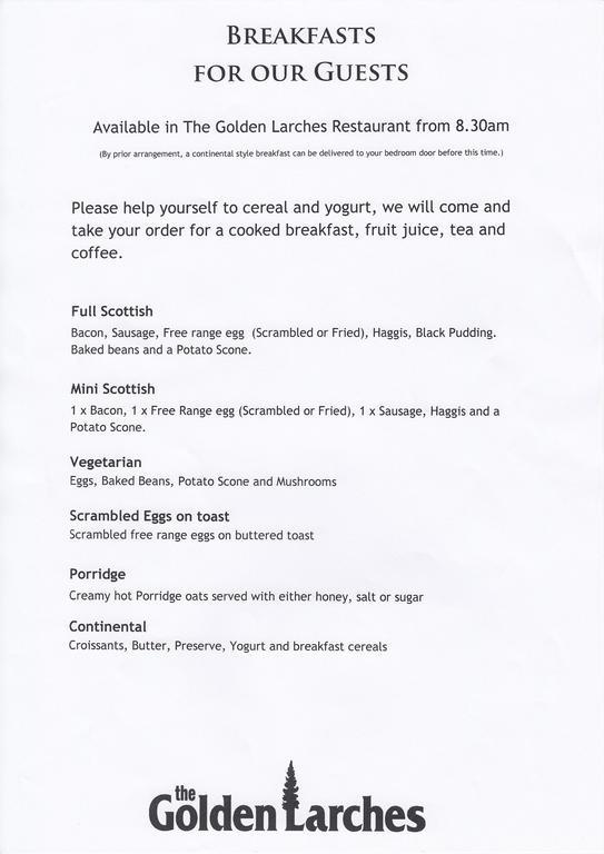 The Golden Larches Bed & Breakfast Локърнхед Екстериор снимка